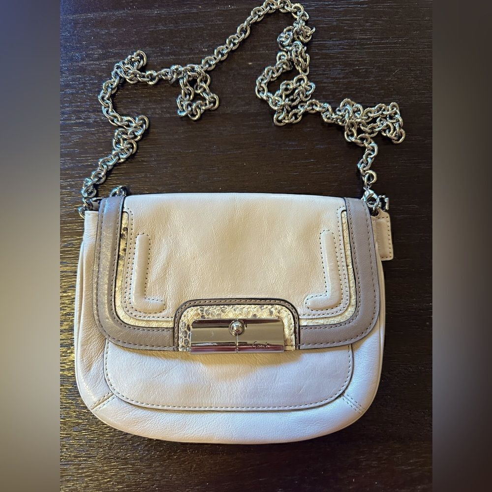Coach Kristin Leather Flap Crossbody 45134